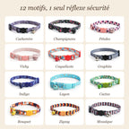 Les 12 motifs du collier chat Patounio