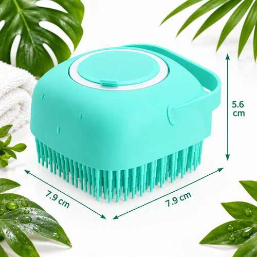 Dimensions de la brosse de bain : 7,9 × 7,9 × 5,6 cm